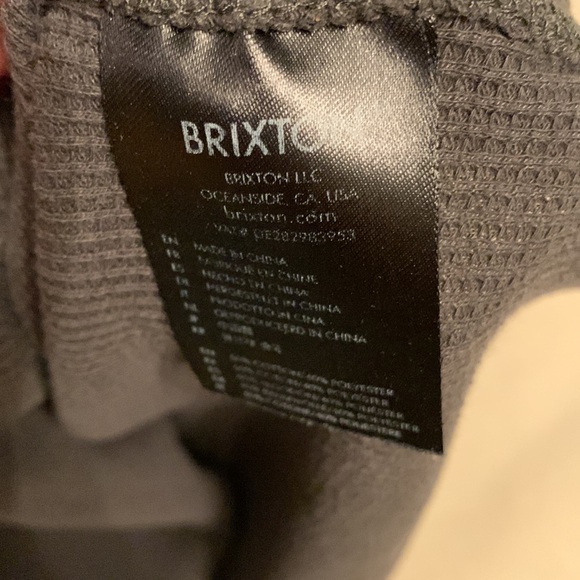 Brixton size XL mens thermal waffle knit long sleeve tshirt Brxtn service co - Picture 8 of 9